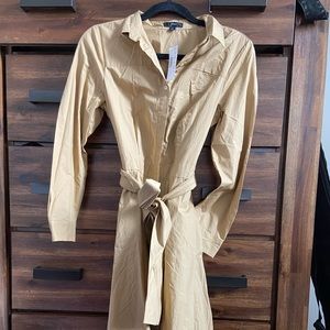 J crew button up dress